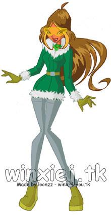 Flora_Skiing - WINX CLUB