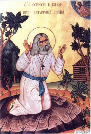 02-ianuarie-Sf. Cuv. Serafim - Icoane si imagini religioase crestin ortodoxe