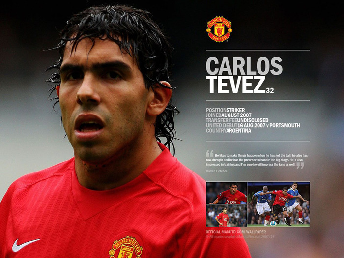 tevez2007 - Desktop Manchester United FC