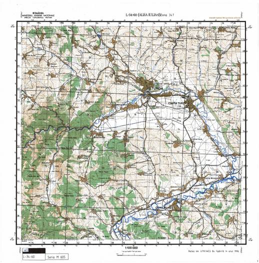 L-34-60 - Harta militara detaliata a Romaniei