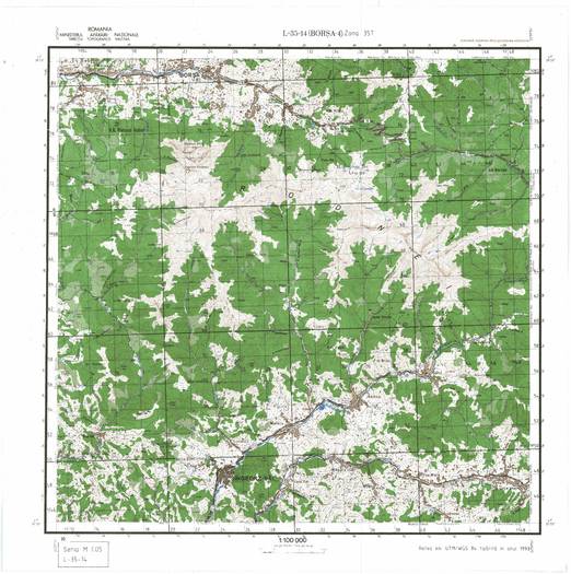L-35-14 - Harta militara detaliata a Romaniei