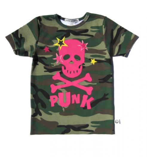 tricou punk 1; tricou punk verde inchis
