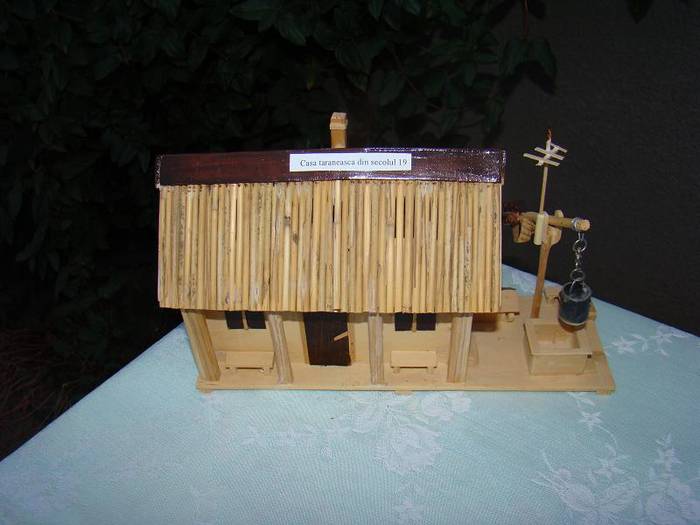 Casa taraneasca din sec. XIX - Artizanat din lemn