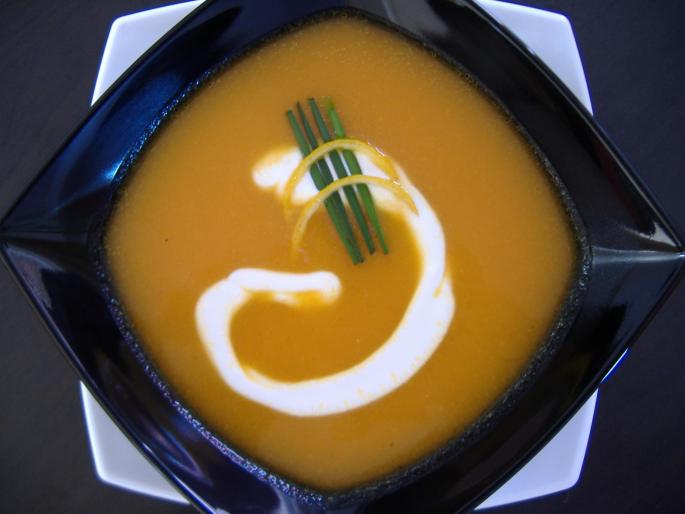 carrot & ginger soup