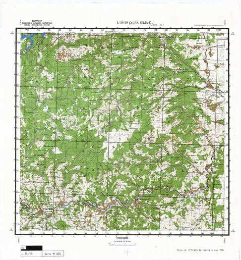 L-34-59 - Harta militara detaliata a Romaniei