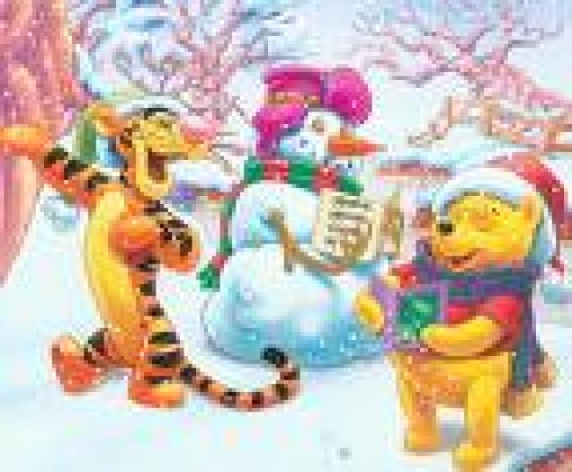 winnie the pooh inverno