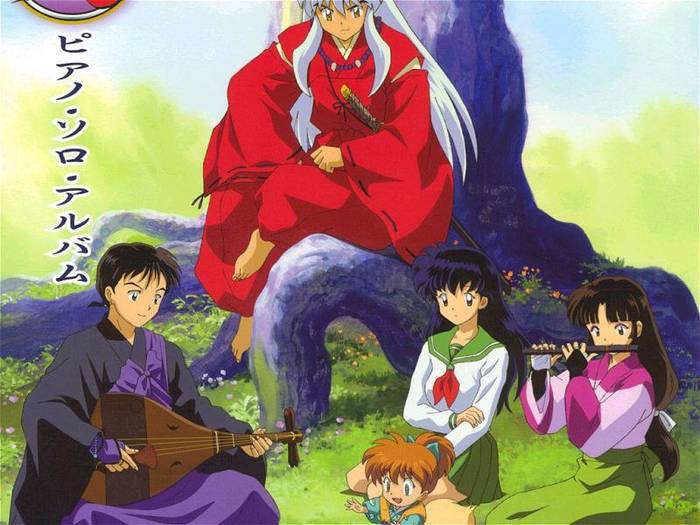 inuyasha,kagome,sango,miroku si sippo