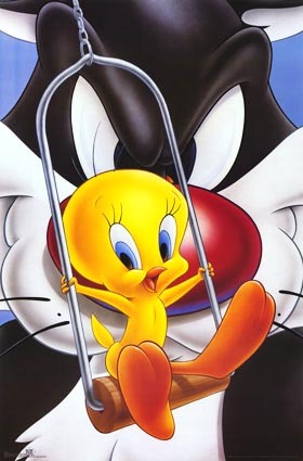 SP-8504~Looney-Tunes-Sylvester-Tweety-Posters