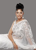 Malishka-White-Silver-Work-Designer-Saree