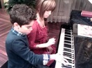 Debby Ryan gives Cameron a quick piano lesson 137