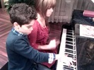 Debby Ryan gives Cameron a quick piano lesson 142