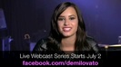 Demi Lovato - Live Webcast Series 048