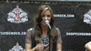 Demi Lovato  Live at Glendale Galleria  in LA for Cambio in HD 02562