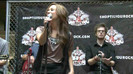 Demi Lovato  Live at Glendale Galleria  in LA for Cambio in HD 03044