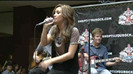 Demi Lovato  Live at Glendale Galleria  in LA for Cambio in HD 04721