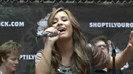 Demi Lovato  Live at Glendale Galleria  in LA for Cambio in HD 05207