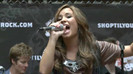 Demi Lovato  Live at Glendale Galleria  in LA for Cambio in HD 05218