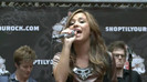 Demi Lovato  Live at Glendale Galleria  in LA for Cambio in HD 05251