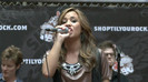 Demi Lovato  Live at Glendale Galleria  in LA for Cambio in HD 05271