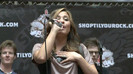 Demi Lovato  Live at Glendale Galleria  in LA for Cambio in HD 05390