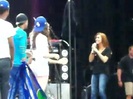 Demi Lovato\'s Entrance at Souncheck 1205