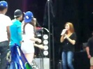 Demi Lovato\'s Entrance at Souncheck 1221