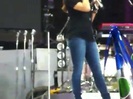 Demi Lovato\'s Entrance at Souncheck 2910