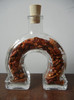 Lucky Horseshoe Glass Bottle