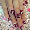 autumn nail art minzy