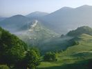 Opi Village at Dawn, Abruzzo National Park, Italy