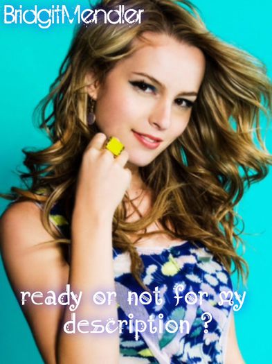 BridgitMendler - Postere