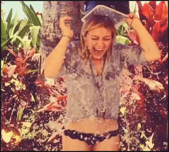 ♛ Hilary Duff ♛ - zVedete la apa-IceBucketChallenge