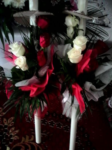 lumanarile - flori primite la nunta
