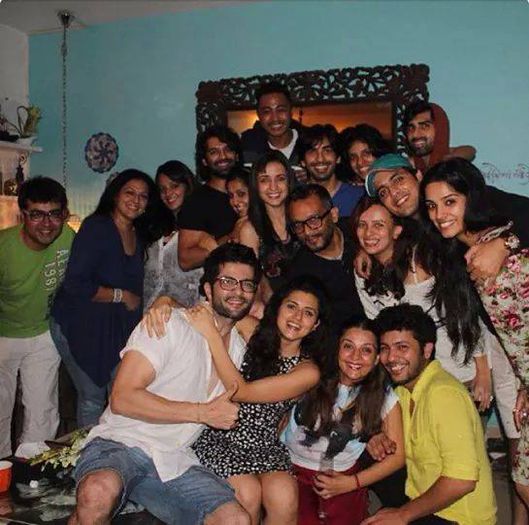 10646776_10203145239845833_6108457975243159189_n; Sanaya in Raqesh's birthday bash ! yesterday....
