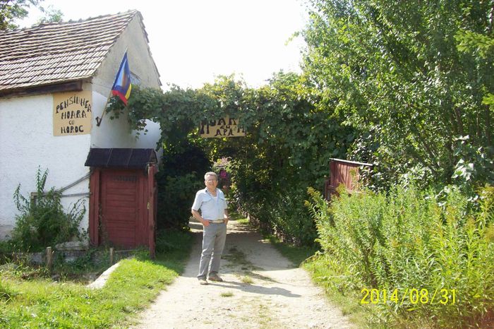 POARTA DE INTRARE IN CURTEA MORII SI A PENSIUNII DE LA OHABA.