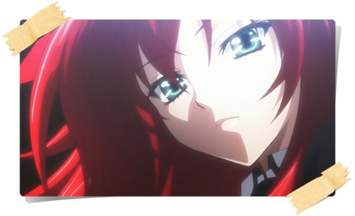 Rias Gremory; http://myanimelist.net/character/50389/Rias_Gremory
