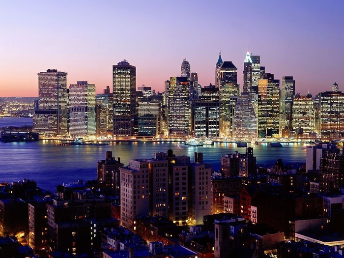 Twilight Sky, New York City, New York - Peisaje