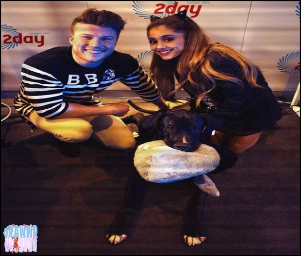 Ariana Meets Angus’s Dog, Buckets - 2O14 - shows AND appearances_ 2O14 xx