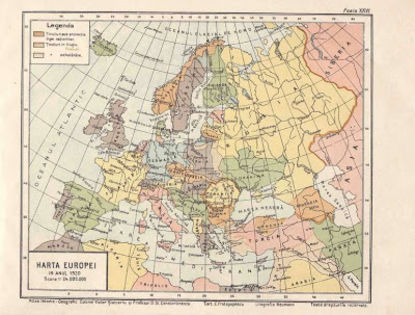 25 Europa la 1920 - 002 Harta Daciei de-a lungul ultimilor 2000 de ani
