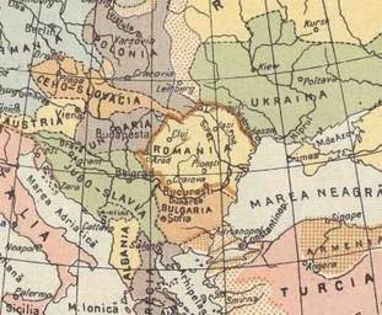 Romania la 1920 - 002 Harta Daciei de-a lungul ultimilor 2000 de ani