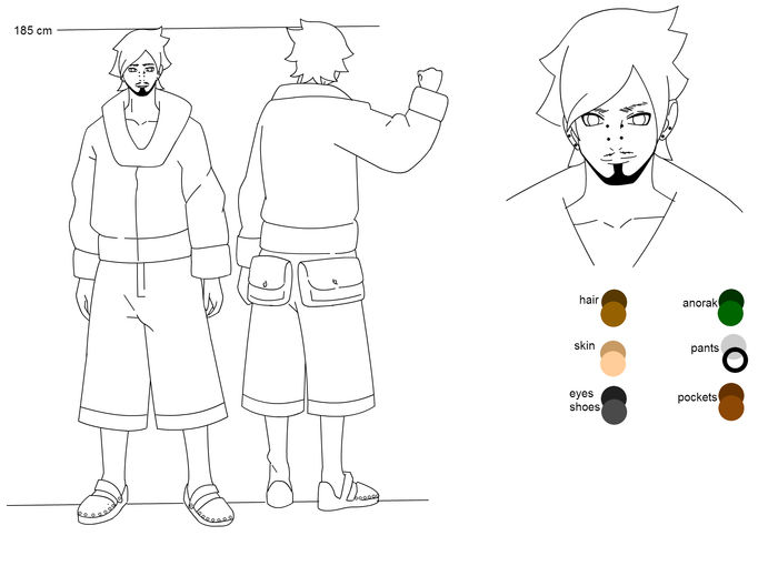 The Last (Naruto Movie 7): Daisuke Hashimoto - Model Sheets