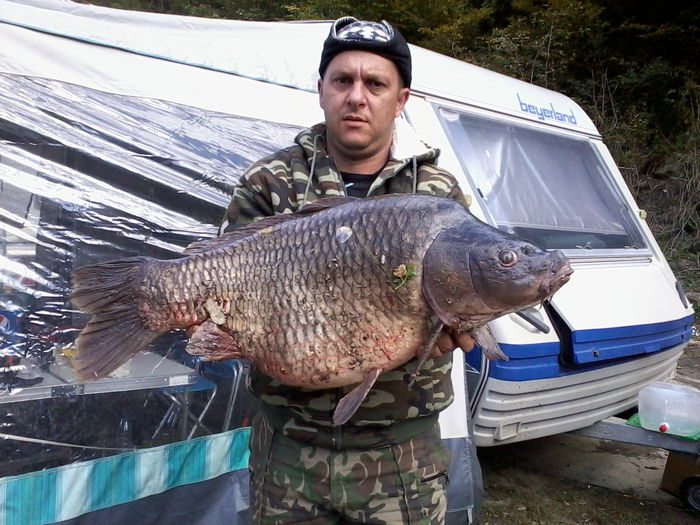 14.5 kg - Pescuit la crap pe lac de munte