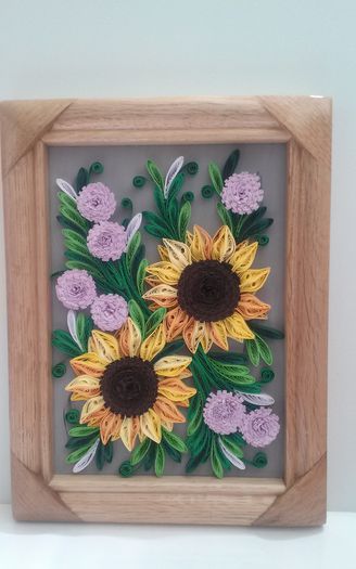 114 Tablou Quilling 16cm-21cm 30 lei