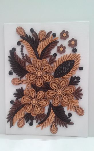 122 Tablou Quilling 15cm-20cm 50 lei