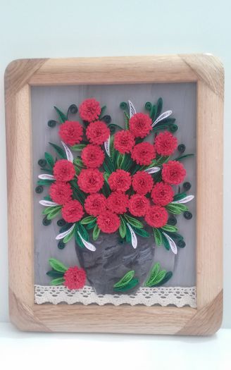 125 Tablou Quilling 18cm-23cm 40 lei