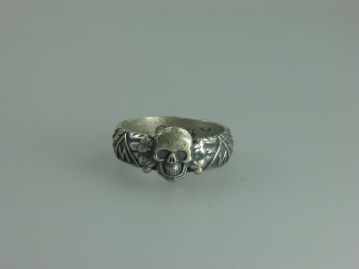 o_ww2-waffen-ss-totenkopf-elite-officer-s-honor-ring - Macete Dr Avram