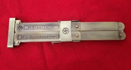 german-ww2-nazi-paratrooper-ss-pocket-knife-deutschland-abe7 - Nazy_Collector