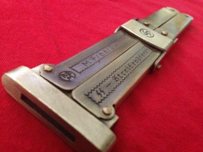 german-ww2-nazi-paratrooper-ss-pocket-knife-deutschland-68cc - Nazy_Collector