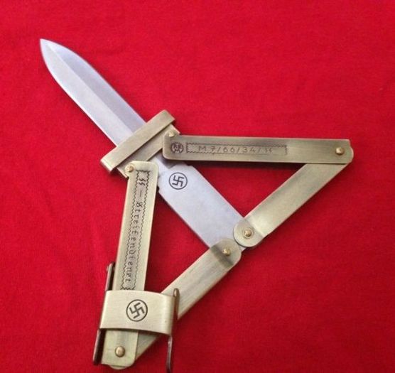 german-ww2-nazi-paratrooper-ss-pocket-knife-deutschland-cb6c - Nazy_Collector