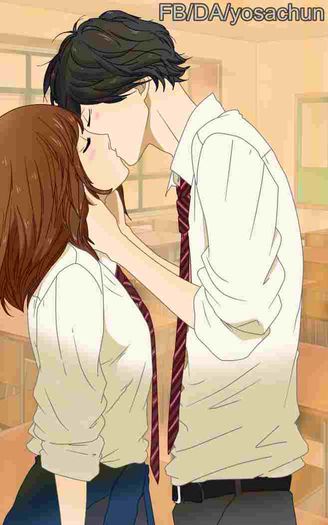 futaba_y_kou_beso_ao_haru_ride__by_yosachun-d7qzvxf